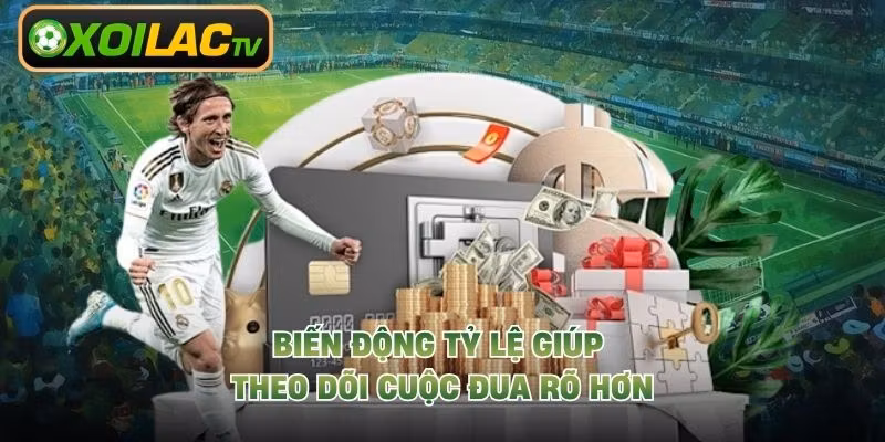 Biến động tỷ lệ giúp theo dõi cuộc đua rõ hơn
