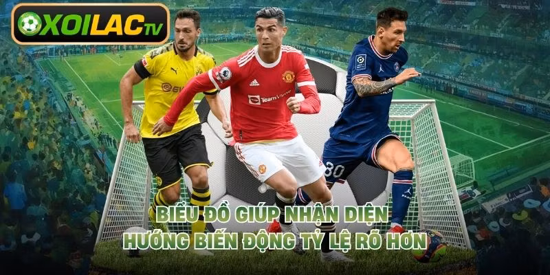 Biểu đồ giúp nhận diện hướng biến động tỷ lệ rõ hơn