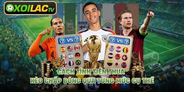 Cách Tính Tiền Thua Kèo Chấp Bóng Qua Từng Mức Cụ Thể