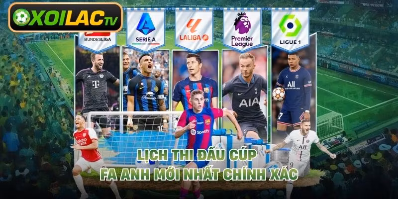 Lịch thi đấu Cúp FA Anh mới nhất chính xác