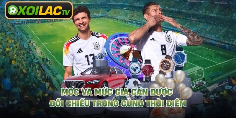 Mốc và mức giá cần được đối chiếu trong cùng thời điểm