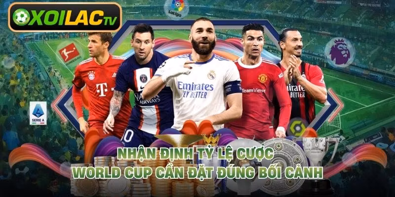 Nhận định tỷ lệ cược World Cup cần đặt đúng bối cảnh