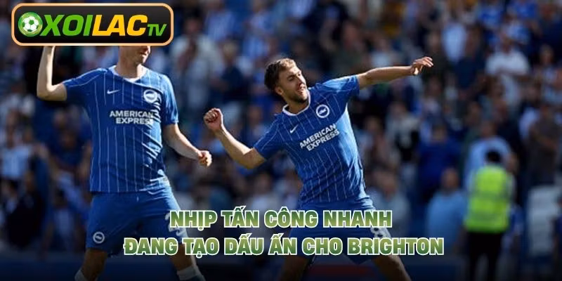 Nhịp tấn công nhanh đang tạo dấu ấn cho Brighton