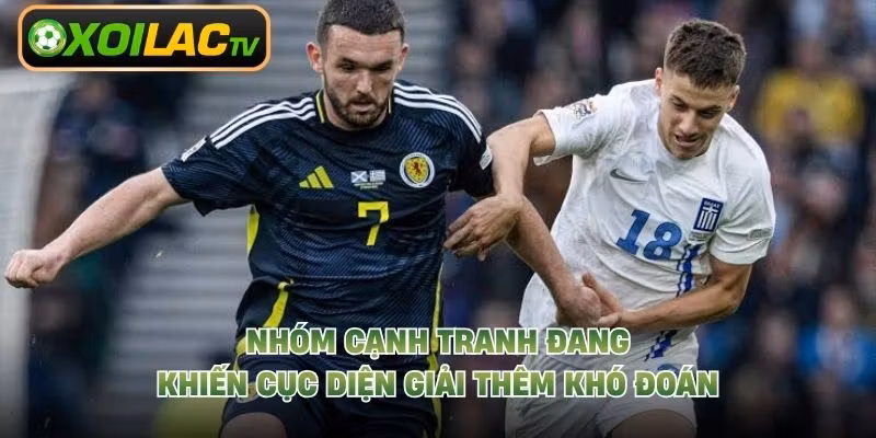 Nhóm cạnh tranh đang khiến cục diện giải thêm khó đoán