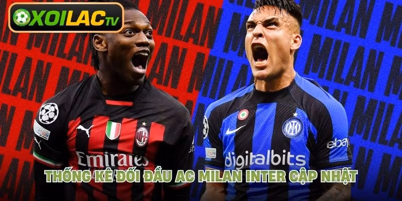 Thống kê đối đầu AC Milan Inter cập nhật