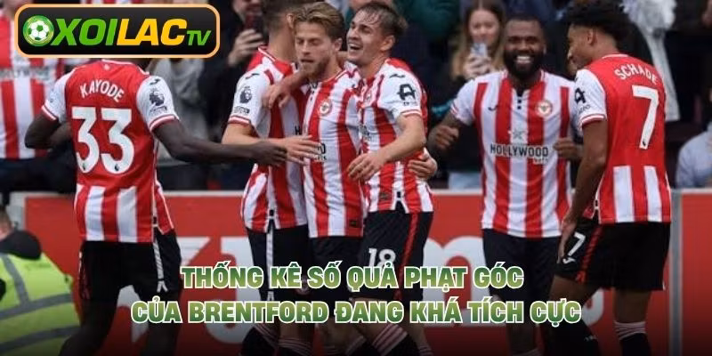 Thống kê số quả phạt góc của Brentford đang khá tích cực