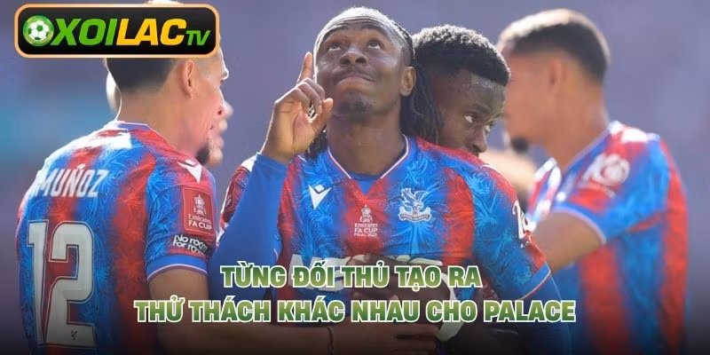 Từng đối thủ tạo ra thử thách khác nhau cho Palace